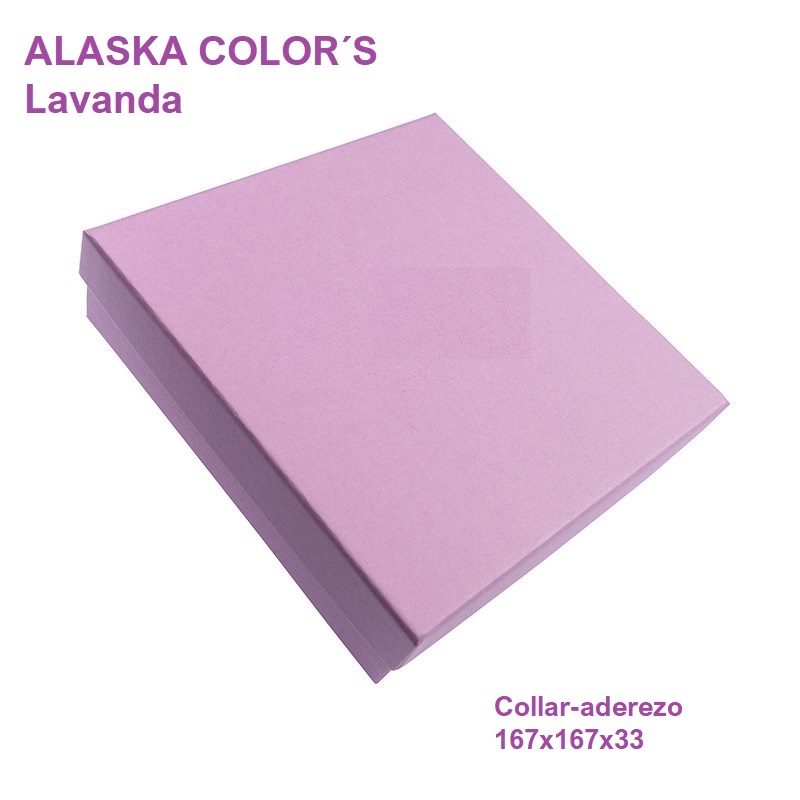 Alaska Color's LAVENDER necklace 167x167x33 mm.